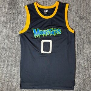 Molpe Space Jam Monstars Alien 0 Basketball Jersey Mens Large Mesh Stitched
